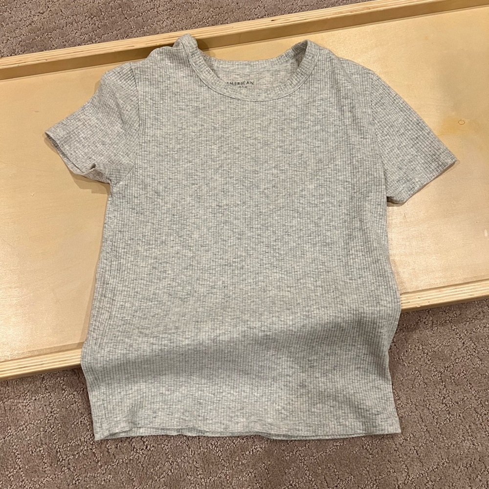 American eagle classic grey t shirt